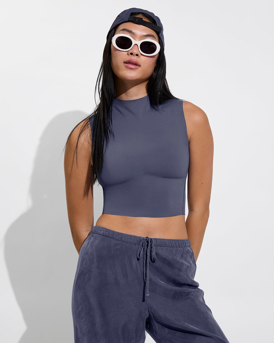 Rays Sleeveless Top - Varsity